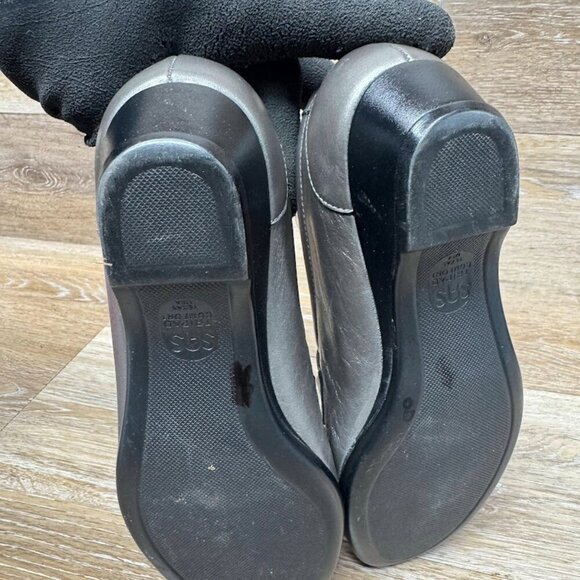 SAS Easier Slip On Gray Leather Loafer Women's Size 7 - Picture 4 of 6